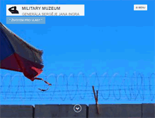 Tablet Screenshot of militarymuzeum.cz